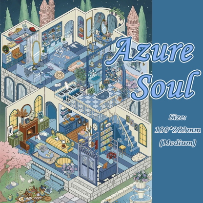 Twilight Towers DIY 3D Scene Stickers - 4 Cute Miniature Scenes