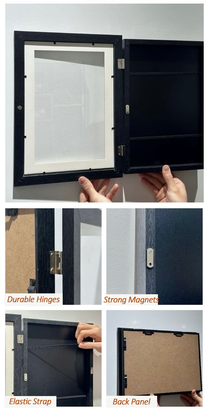 Magnetic Picture Frame Suitable for Sticker Display 