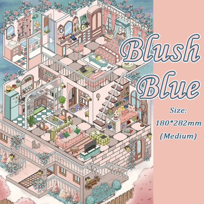 Twilight Towers DIY 3D Scene Stickers - 4 Cute Miniature Scenes