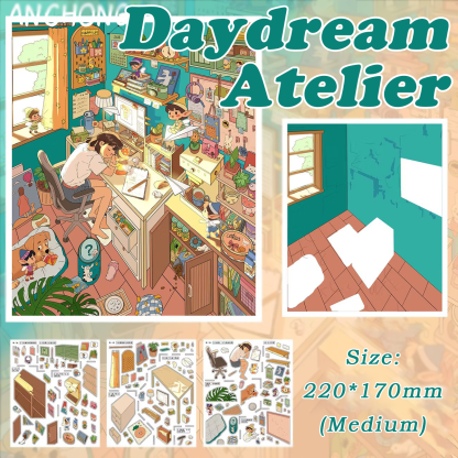 My Daydream DIY 3D Scene Stickers Collection - 5 Cute Miniature Scenes