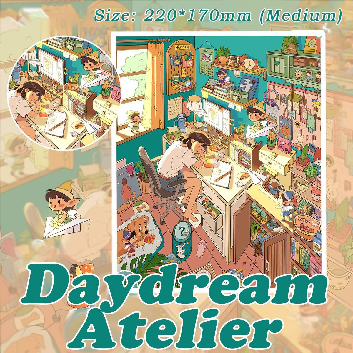 My Daydream DIY 3D Scene Stickers Collection - 5 Cute Miniature Scenes