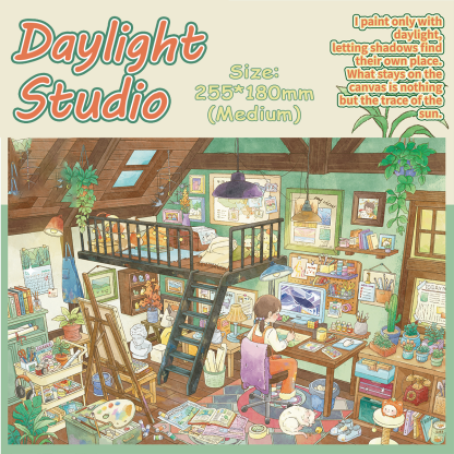 Sunny Daily DIY 3D Scene Stickers Collection - 4 Cute Miniature Scenes