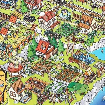 Ethereal Escape DIY 3D Scene Stickers 2 Cute Miniature Scenes