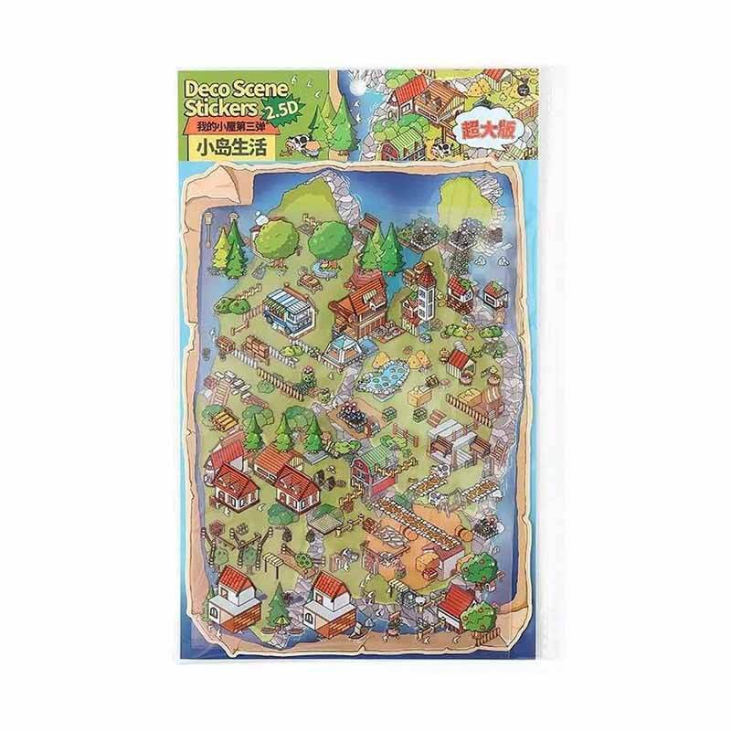 Ethereal Escape DIY 3D Scene Stickers 2 Cute Miniature Scenes