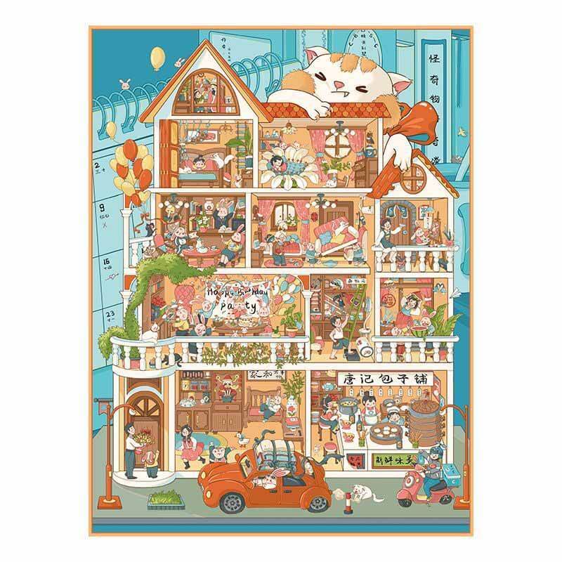 Everyday Glimpses DIY 3D Scene Stickers 2 Cute Miniature Scenes