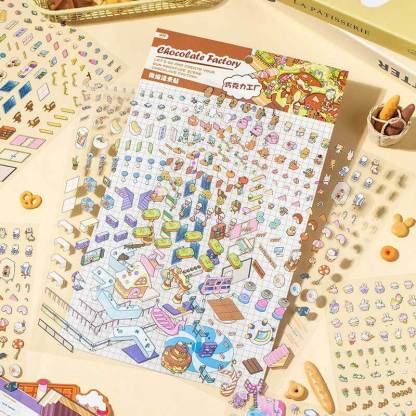 Fairyland Factory DIY 3D Scene Stickers 2 Cute Miniature Scenes