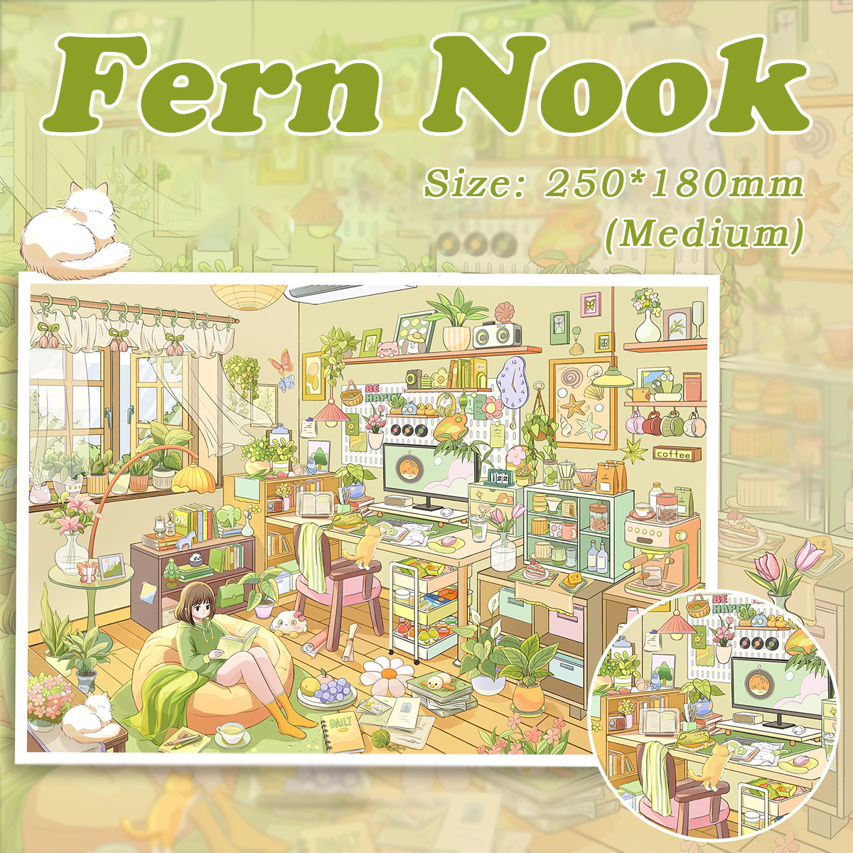 My Daydream DIY 3D Scene Stickers Collection - 5 Cute Miniature Scenes