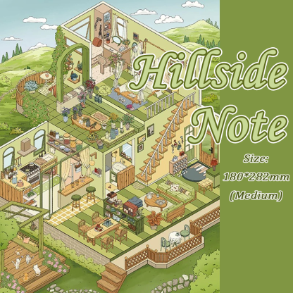 Twilight Towers DIY 3D Scene Stickers - 4 Cute Miniature Scenes