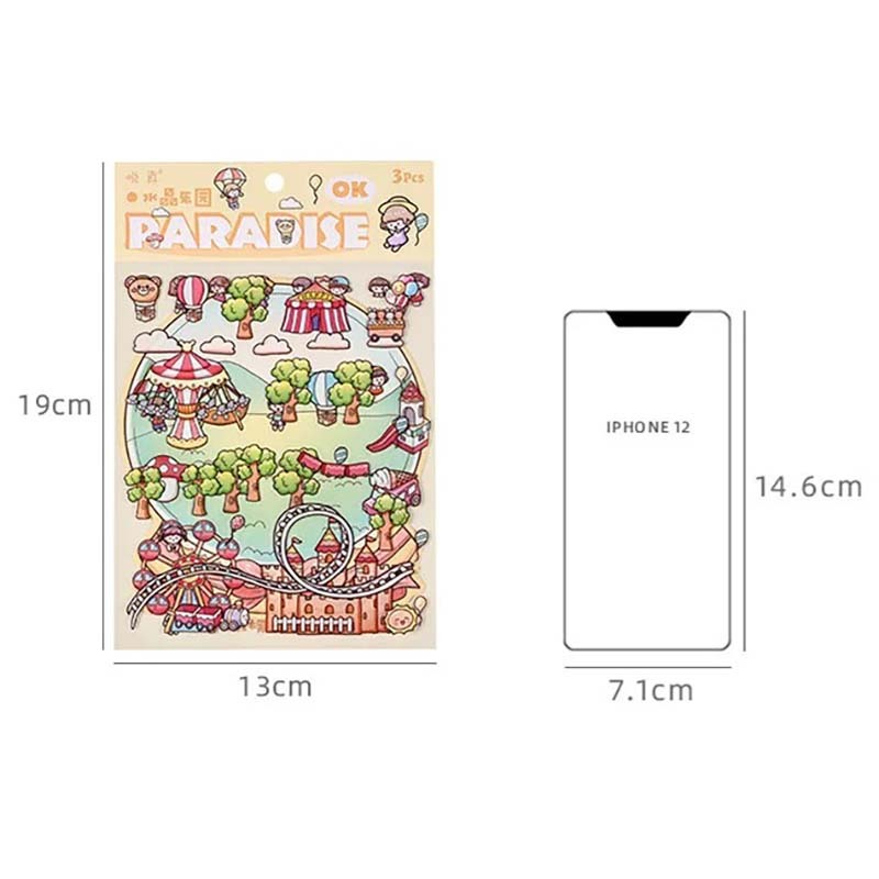 Realm of Dreams Scene Stickers - 4 Lovely Miniature Scenes