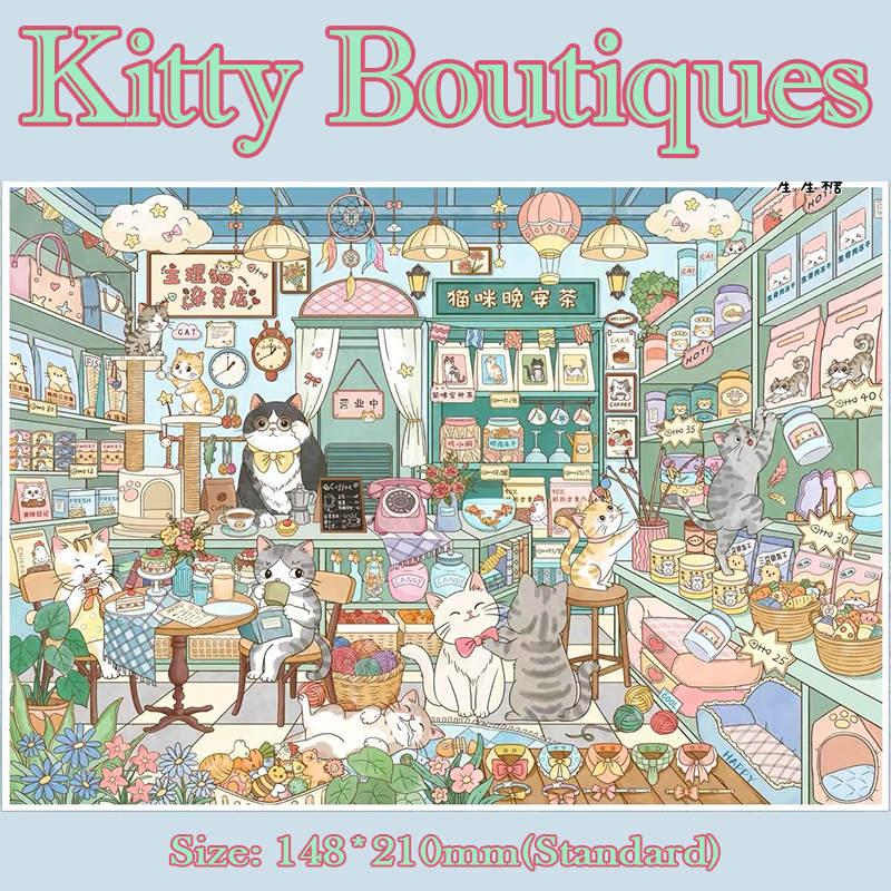 Dynamic Realms DIY 3D Scene Stickers Collection - 5 Cute Miniature Scenes