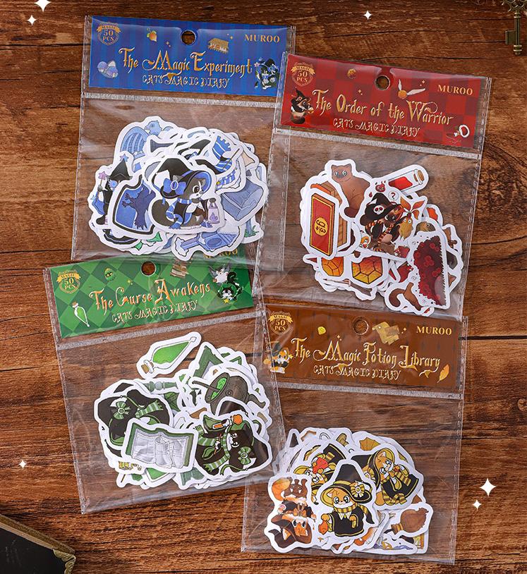 Enchanted Realms DIY 3D Scene Stickers 4 Cute Miniature Scenes