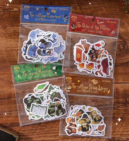 Enchanted Realms DIY 3D Scene Stickers 4 Cute Miniature Scenes
