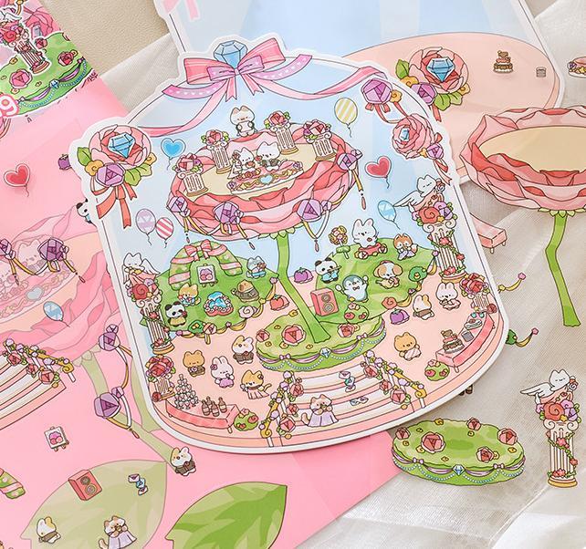 Wedding Collection DIY 3D Scene Stickers 9 Unique Designs