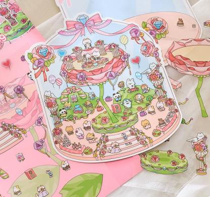 Wedding Collection DIY 3D Scene Stickers 9 Unique Designs