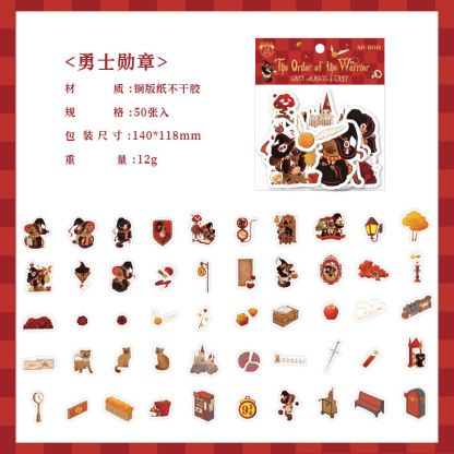 Enchanted Realms DIY 3D Scene Stickers 4 Cute Miniature Scenes