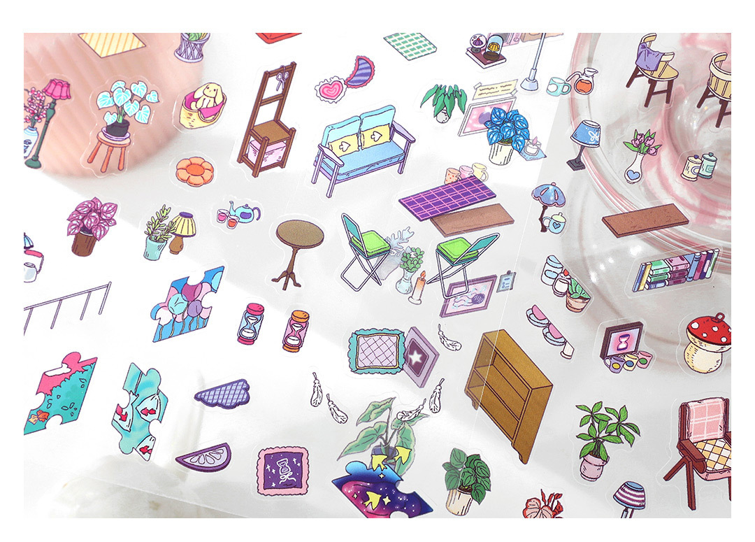 Plus My Cottage DIY 3D Scene Stickers 2 Cute Miniature Scenes