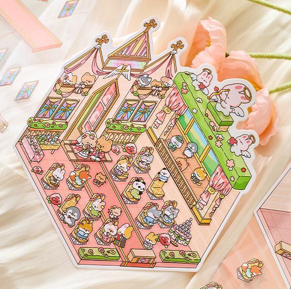 Wedding Collection DIY 3D Scene Stickers 9 Unique Designs