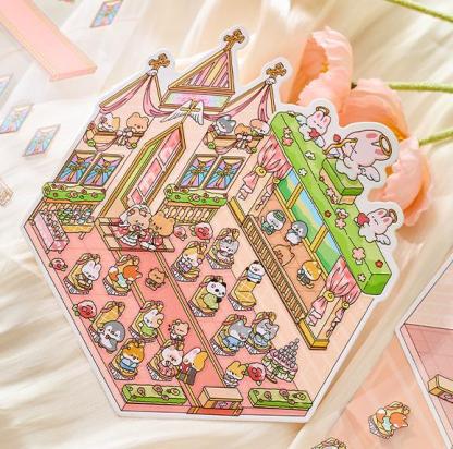 Wedding Collection DIY 3D Scene Stickers 9 Unique Designs