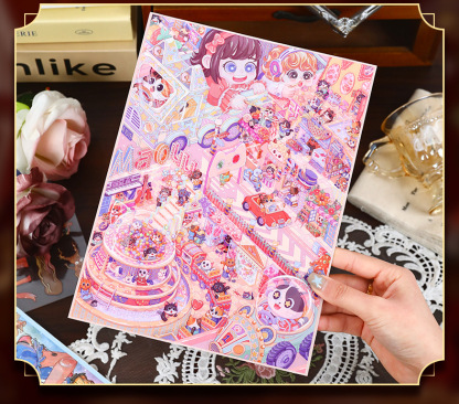 Dreamy Pet Paradise DIY 3D Scene Stickers 2 Cute Miniature Scenes