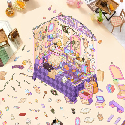 Tarot Table DIY 3D Scene Stickers - Cute Miniature Scenes