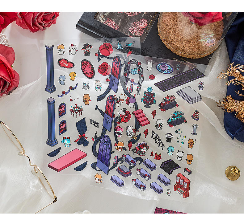 Wedding Collection DIY 3D Scene Stickers 9 Unique Designs