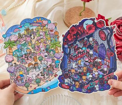 Wedding Collection DIY 3D Scene Stickers 9 Unique Designs