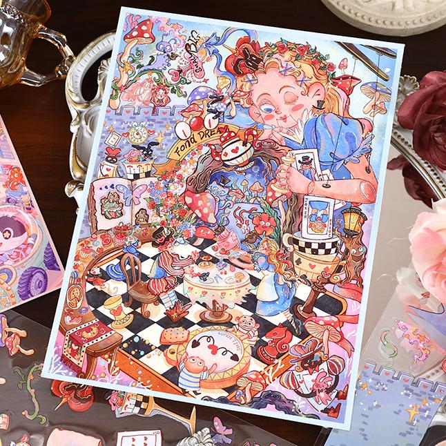 Dreamy Pet Paradise DIY 3D Scene Stickers 2 Cute Miniature Scenes