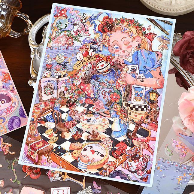 Dreamy Pet Paradise DIY 3D Scene Stickers 2 Cute Miniature Scenes