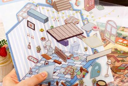 Landscaping indoor DIY 3D Sticker Collection 2 Cute Miniature Scenes