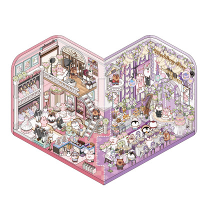 Wedding Collection DIY 3D Scene Stickers 9 Unique Designs