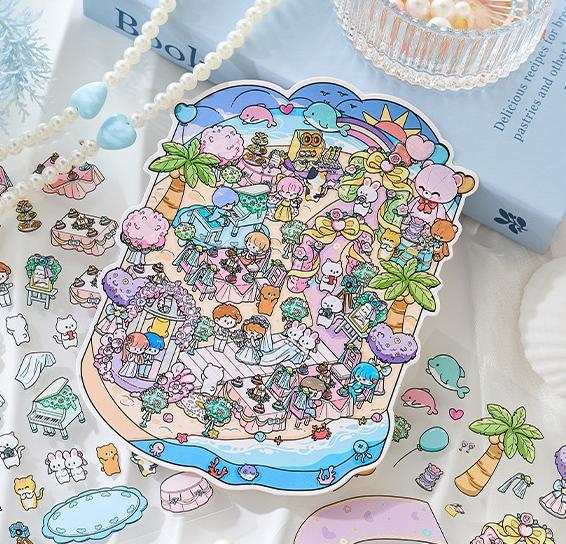 Wedding Collection DIY 3D Scene Stickers 9 Unique Designs