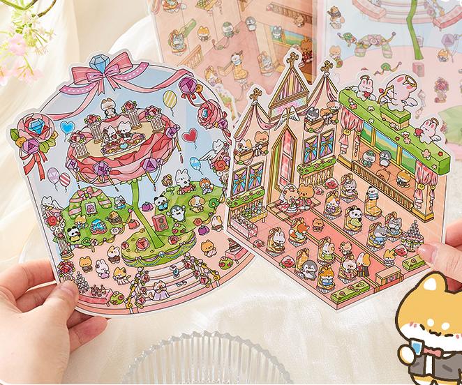 Wedding Collection DIY 3D Scene Stickers 9 Unique Designs