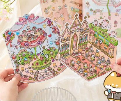 Wedding Collection DIY 3D Scene Stickers 9 Unique Designs