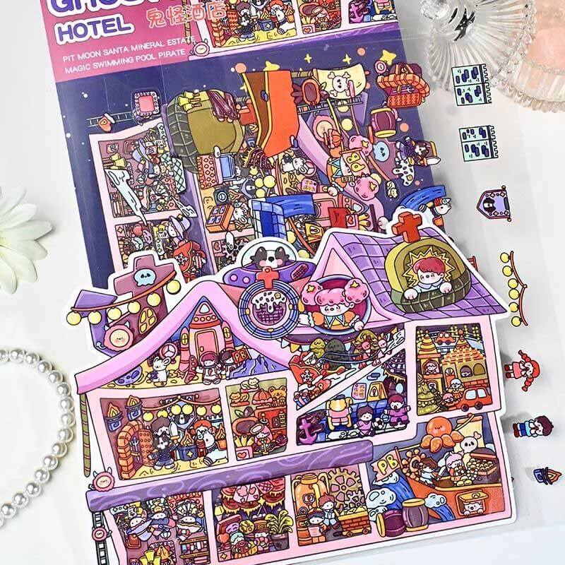 Regal & Wicked DIY 3D Scene Stickers 2 Cute Miniature Scenes