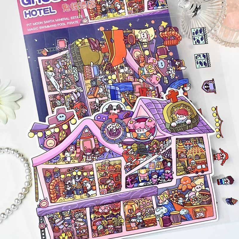 Regal & Wicked DIY 3D Scene Stickers 2 Cute Miniature Scenes