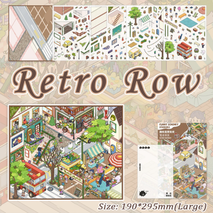 Tiny Atlas DIY 3D Scene Stickers - 3 Cute Miniature Scenes