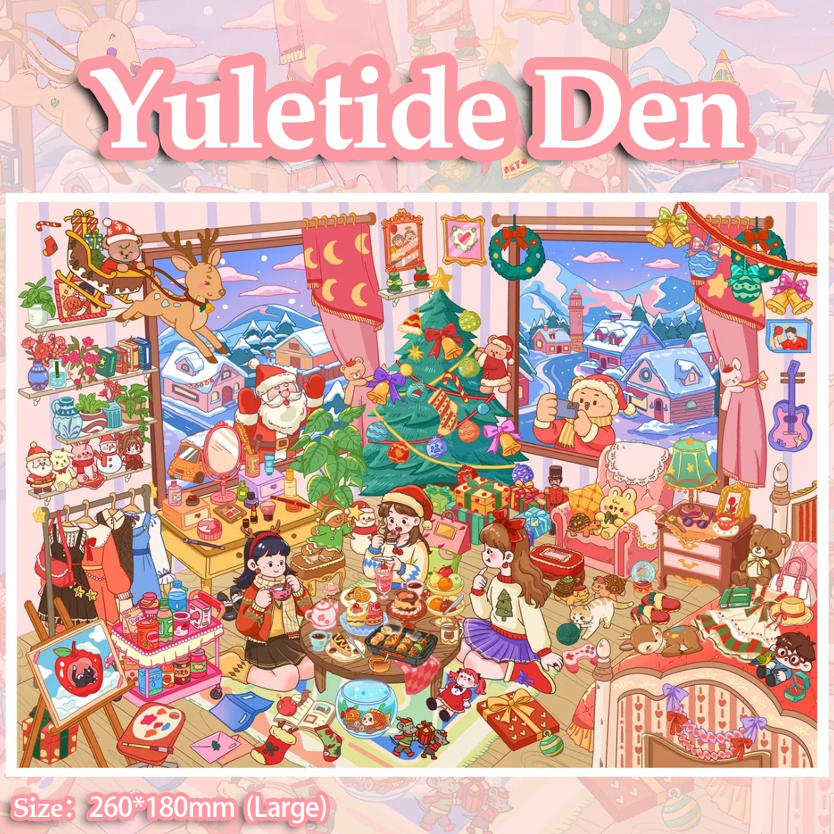 [Copy]Wonderful House DIY 3D Sticker Collection - 8 Cute Miniature Scenes