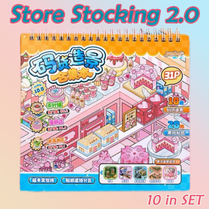 Store Stocking 2.0 DIY 3D Scene Stickers - Cute Miniature Scene