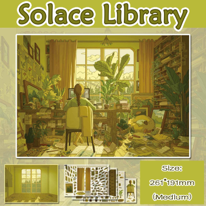 Lumina Nest DIY 3D Scene Stickers - 4 Cute Miniature Scenes