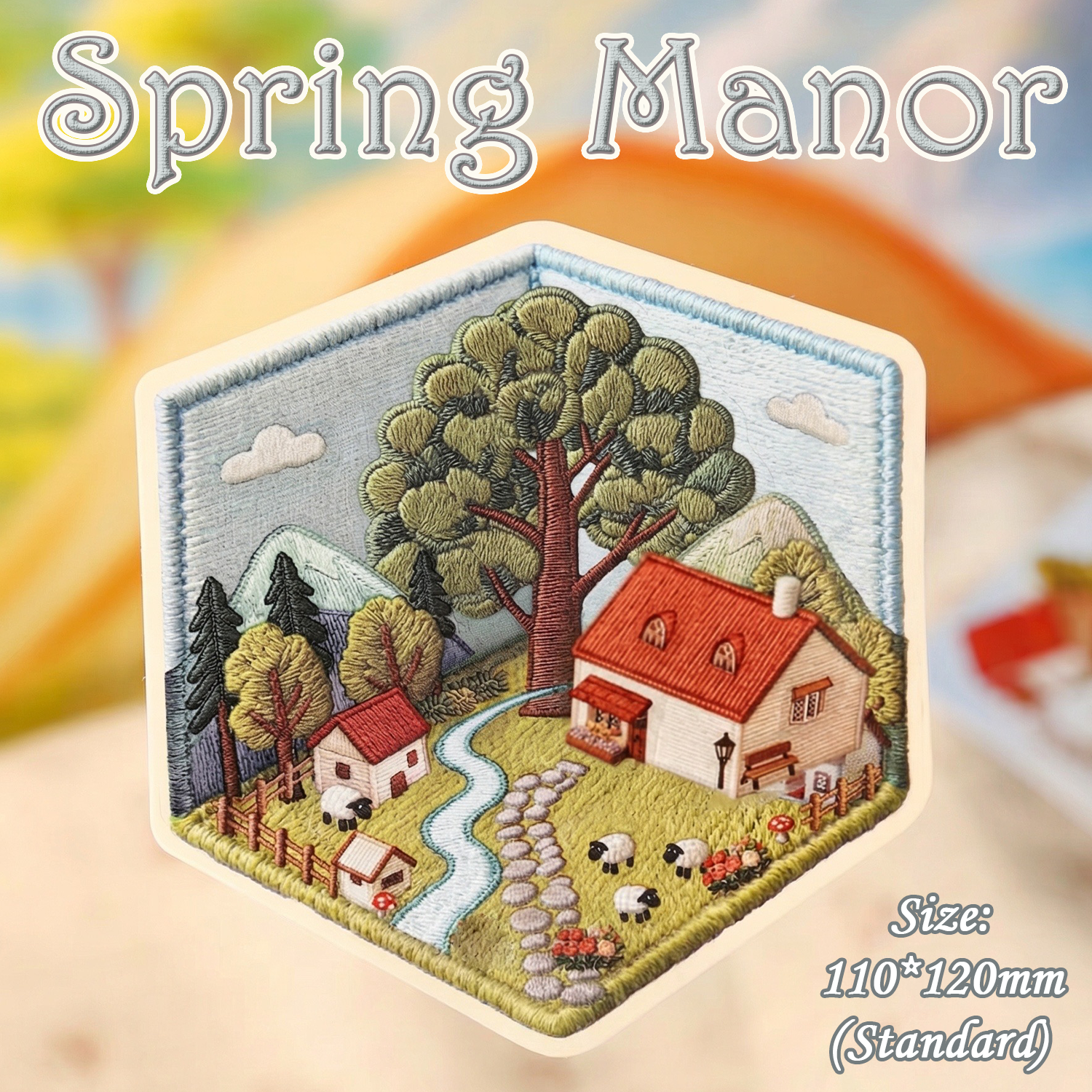 Fuzz Stitch DIY 3D Scene Stickers - 4 Cute Miniature Scenes
