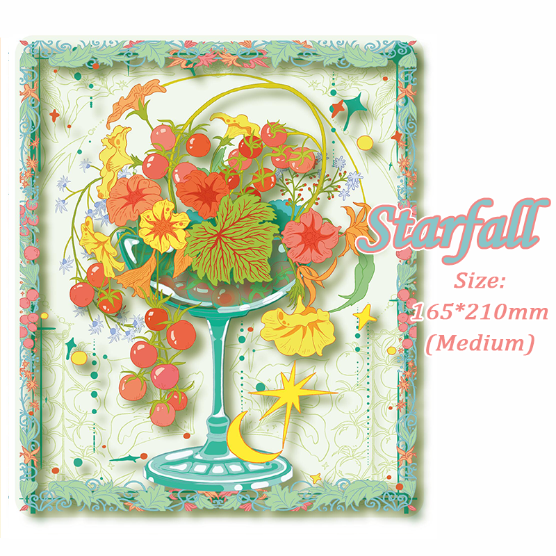 Blossom Vignette DIY 3D Scene Stickers Collection - 6 Cute Miniature Scenes