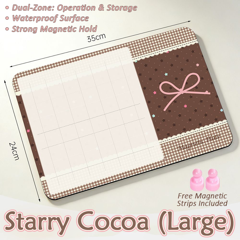 Magnetic Plate – 6 Styles for Tweezer Storage