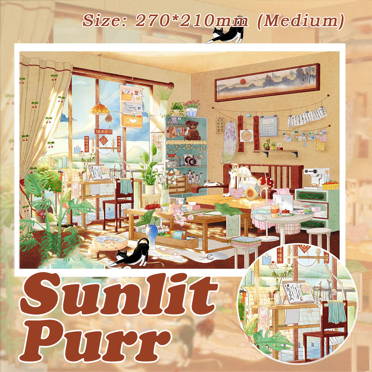 My Daydream DIY 3D Scene Stickers Collection - 5 Cute Miniature Scenes