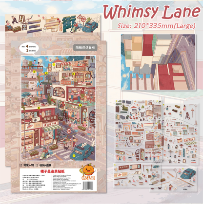 Autumn Story DIY 3D Scene Stickers - 3 Cute Miniature Scenes