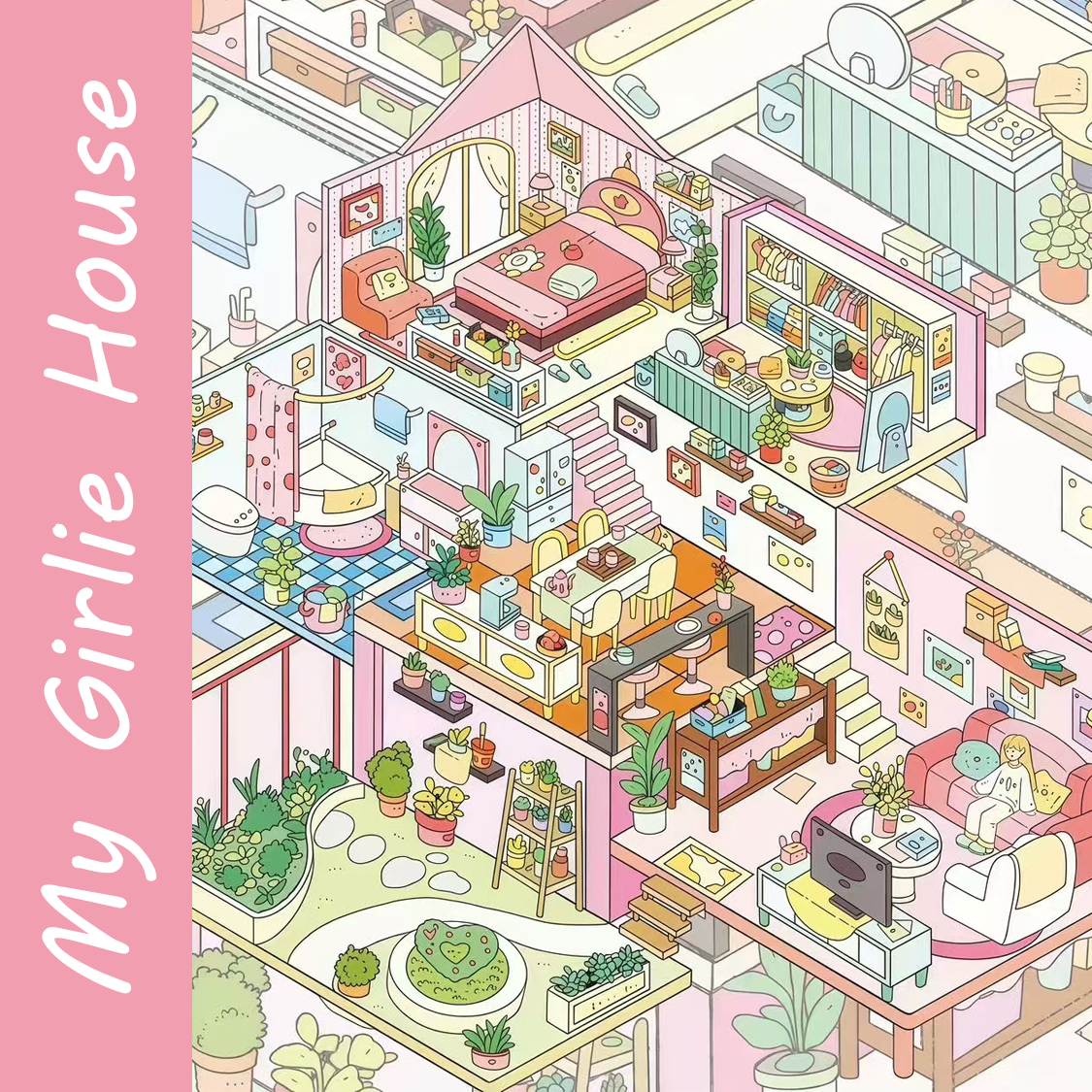 Seasonal Immersions DIY 3D Sticker Collection - 3 Cute Miniature Scene