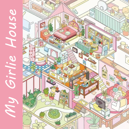 City Life DIY 3D Sticker Collection - 5 Cute Miniature Scenes