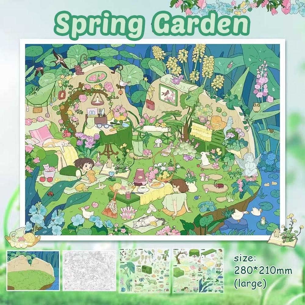 Seasonal Whimsy DIY 3D Sticker Collection - Cute Miniature Scene