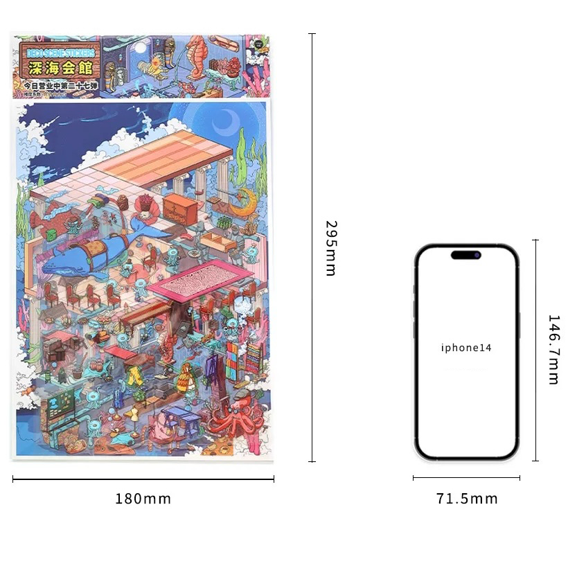 Ocean Club DIY 3D Scene Stickers - Miniature Scene