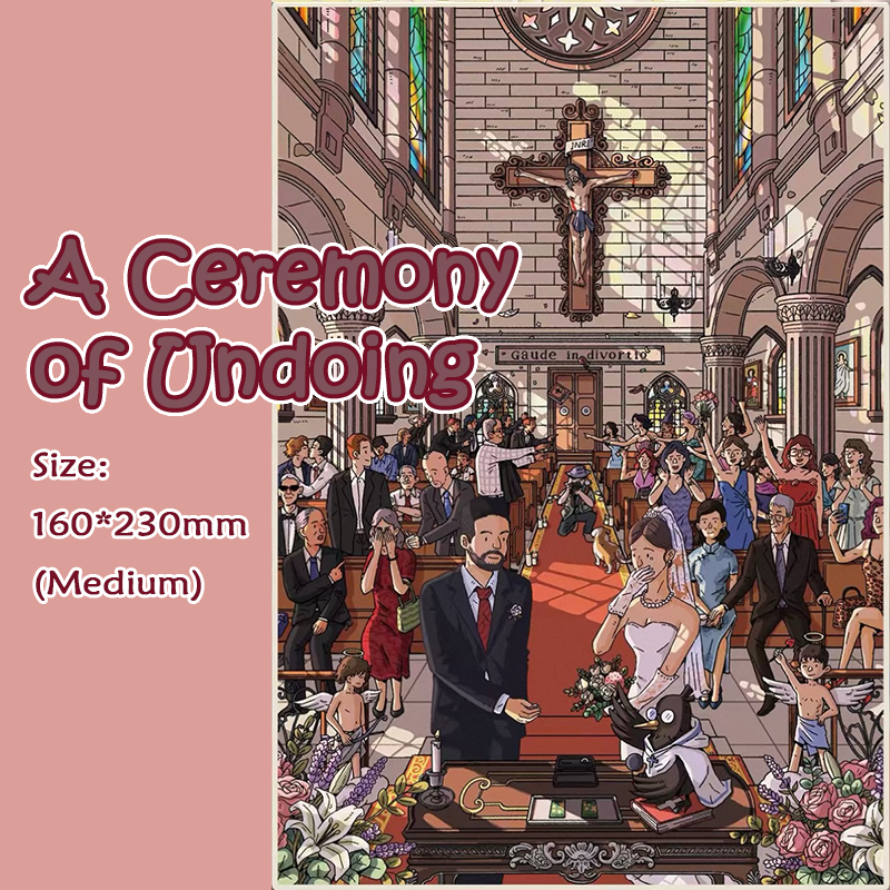 Wedding Time DIY 3D Sticker Collection - 2 Cute Miniature Scenes