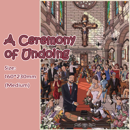 Wedding Time DIY 3D Sticker Collection - 2 Cute Miniature Scenes